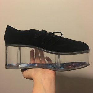 YRU QLOUD platform creeper clear bottom